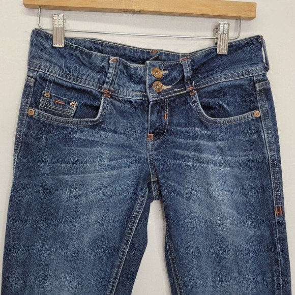 Forever 21 Dark Wash Skinny Ankle Cropped Jeans - Picture 5 of 10